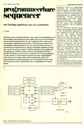 programmeerbare sequencer - een handige speelhulp voor de synthesizer