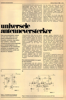 universele antenneversterker