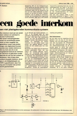 een goede interkom - een niet plaatsgebonden kommunikatie-systeem