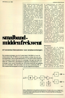 smalband-middenfrekwent - mf-versterker/demodulator voor amateurontvangers