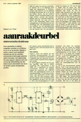 aanraakdeurbel - elektronische drukknop