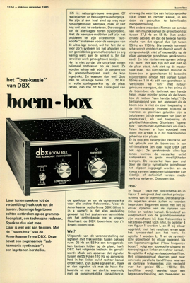 boem-box - het ""bas-kassie"" van DBX