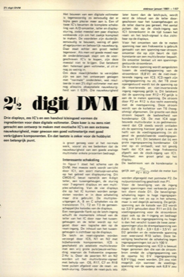 2½ digit DVM