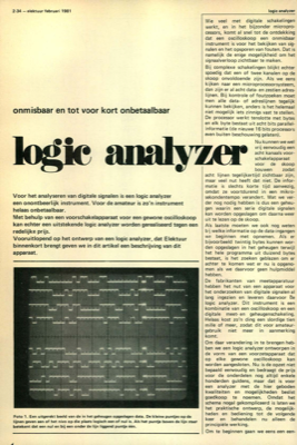 logic analyzer (1) - onmisbaar en tot voor kort onbetaalbaar