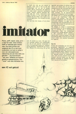 imitator - een IC vol geluid