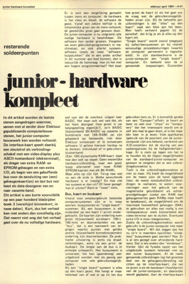 junior-hardware kompleet - resterende soldeerpunten