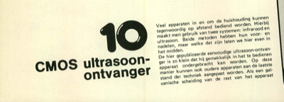 CMOS ultrasoon-ontvanger