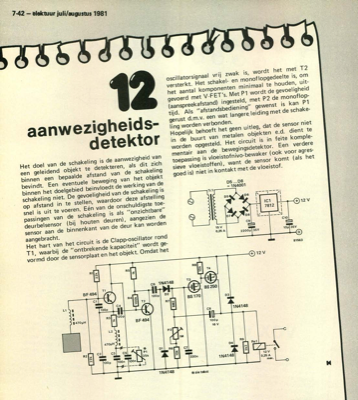 aanwezigheidsdetektor