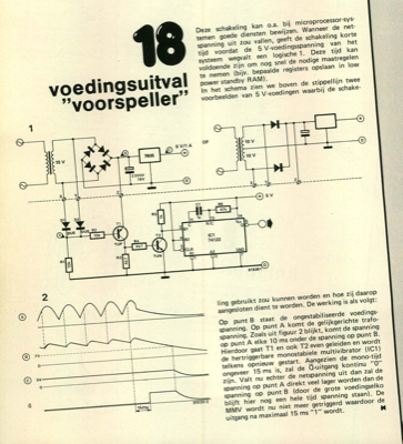 voedingsuitval ""voorspeller""