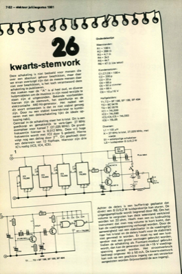 kwarts-stemvork