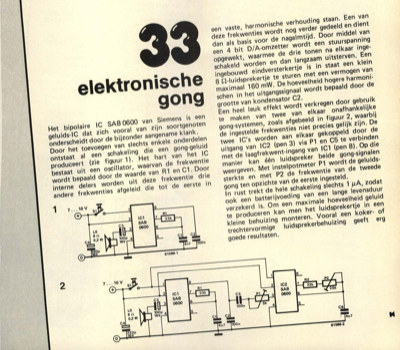 elektronische gong