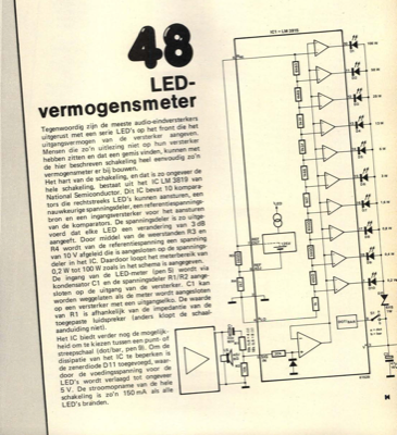 LED-vermogensmeter