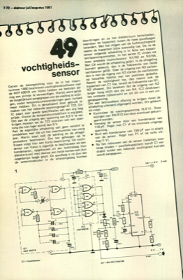 vochtigheidssensor