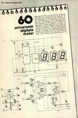 universele digitale meter