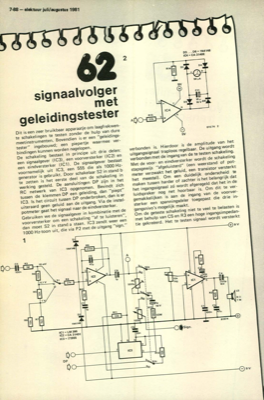 signaalvolger met geleidingstester