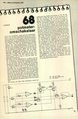 potmeter-omschakelaar