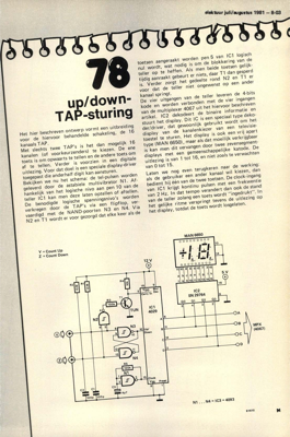 UP/DOWN-TAP-sturing