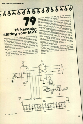 16-kanaalssturing voor MPX