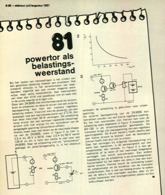 powertor als belastingsweerstand