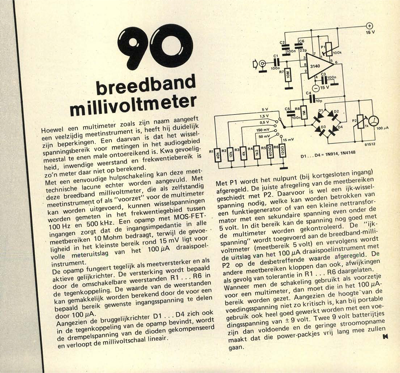 breedband millivoltmeter