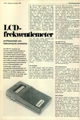 LCD-frekwentiemeter - professioneel van behuizing èn prestaties