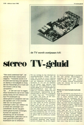 stereo TV-geluid - de TV wordt zoetjesaan hifi