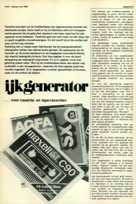 ijkgenerator - …voor cassette- en tape-recorders