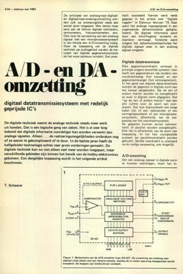 A/D- en D/A-omzetting - digitaal datatransmissiesysteem met redelijk geprijsde IC's