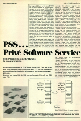PSS… Privé Software Service - een programma om (EPROM's) te programmeren