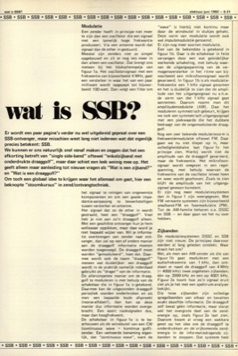 wat is SSB?