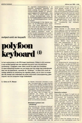 polyfoon keyboard (4) - output-unit en keysoft