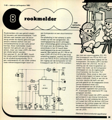 rookmelder - met optische detektor