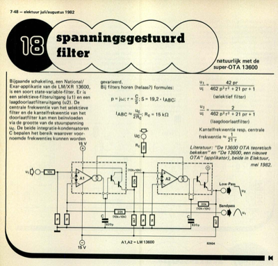 spanningsgestuurd filter - natuurlijk met de super-OTA 13600