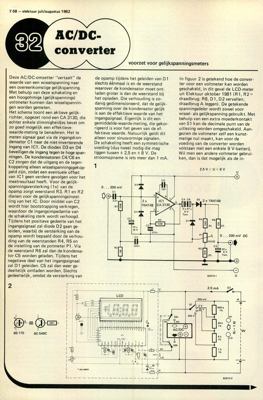 AC/DC-converter - voorzet voor gelijkspanningsmeters