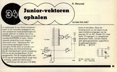 Junior-vektoren ophalen - zo kan het ook!