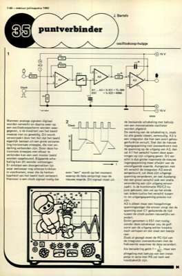 puntverbinder- oscilloskoop-hulpje