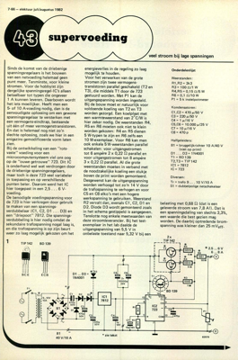 supervoeding - veel stroom bij lage spanning