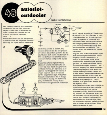 autoslot-ontdooier - heet ei van Columbus