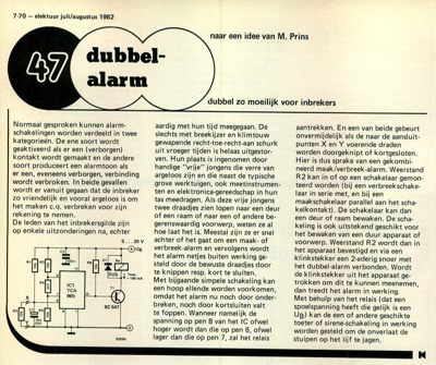 dubbel-alarm - dubbel zo moeilijk voor inbrekers