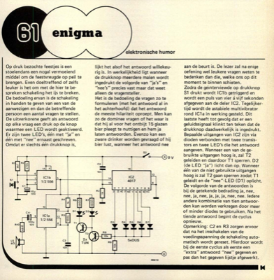 enigma - elektronische humor