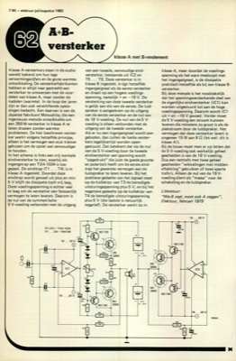 A + B versterker - klasse A met B-rendement