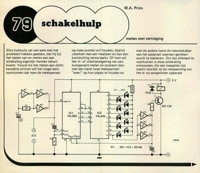 Schakelhulp - meten met vertraging