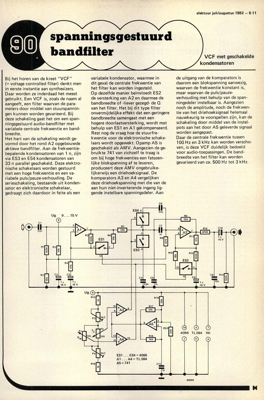 spanningsgestuurd bandfilter - VCF met geschakelde kondensatoren