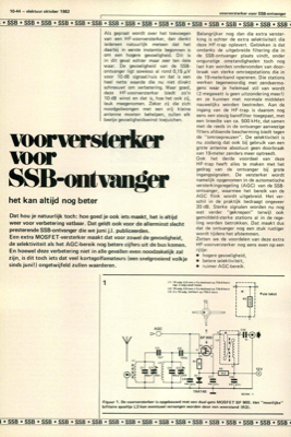 voorversterker voor SSB-ontvanger - het kan altijd nog beter