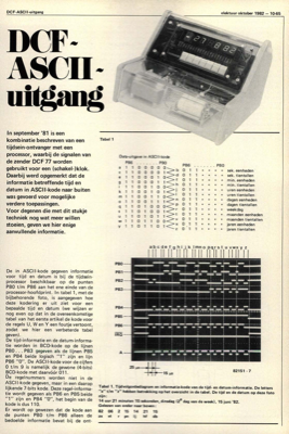 DCF-ASCII-uitgang