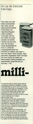 milli-ohm meter - let op de kleinste kleintjes