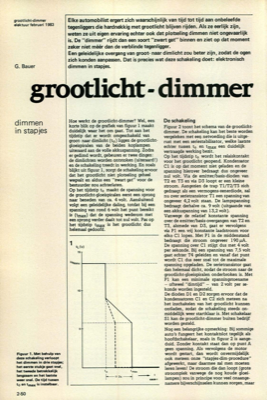 grootlicht-dimmer - dimmen in stapjes