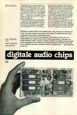 digitale audio chips (2) - van digitale TV naar digitale versterker