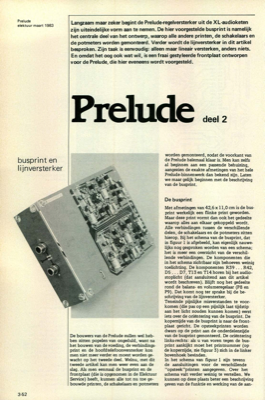Prelude (2) - busprint en lijnversterker