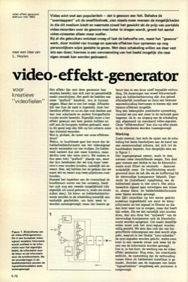 video-effekt-generator - voor kreatieve ""videofielen""